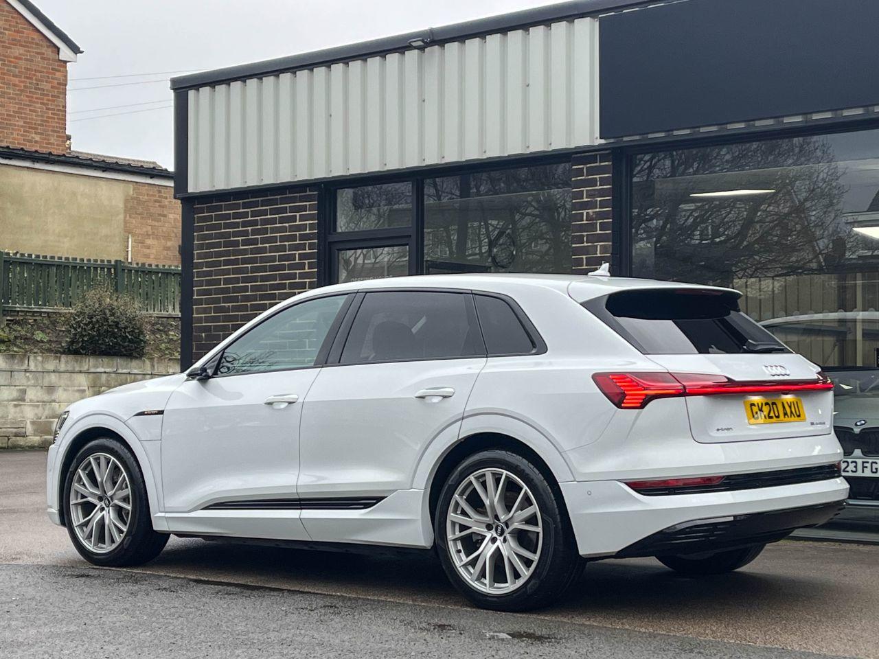 Audi E-tron 0.0 55 Launch Edition quattro SUV 95kWh Auto Estate Electric Glacier White Metallic