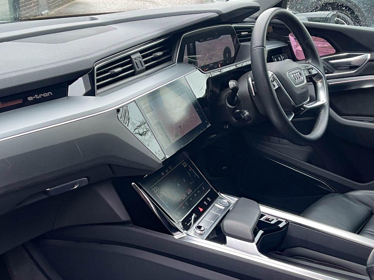 Audi E-tron 0.0 55 Launch Edition quattro SUV 95kWh Auto Estate Electric Glacier White Metallic