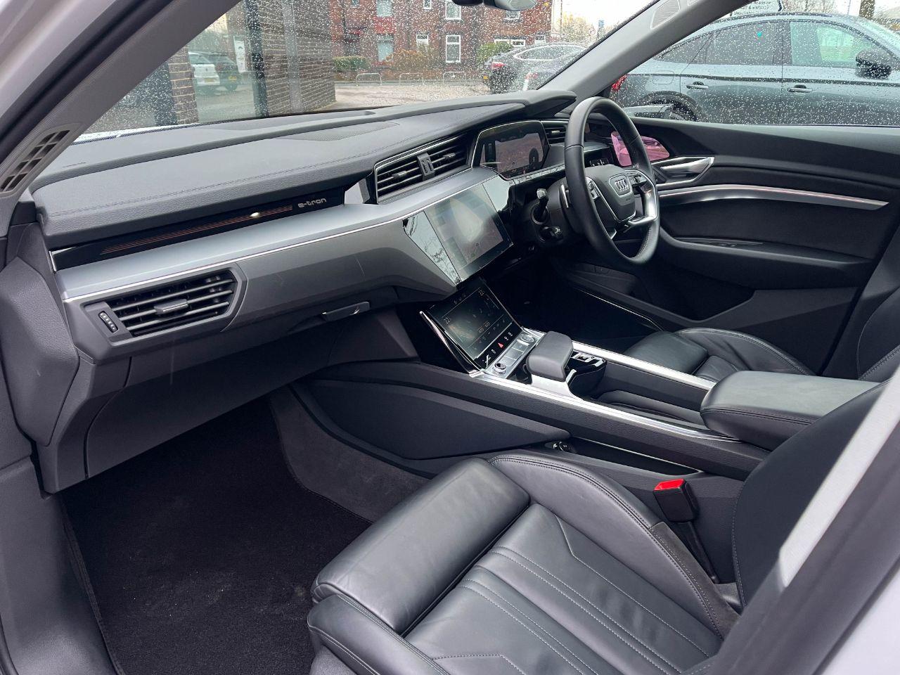 Audi E-tron 0.0 55 Launch Edition quattro SUV 95kWh Auto Estate Electric Glacier White Metallic
