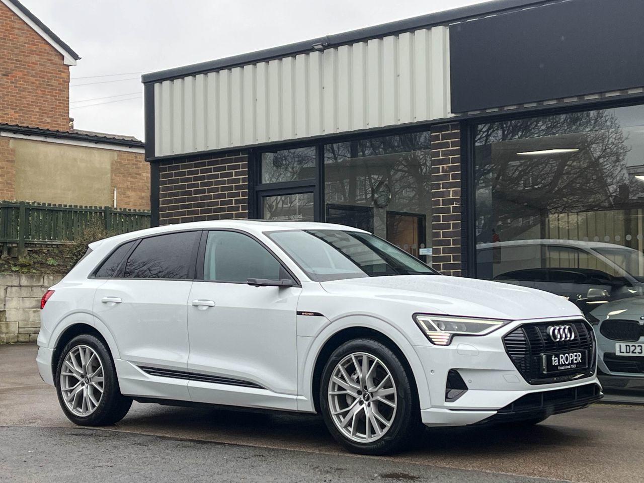 Audi E-tron 0.0 55 Launch Edition quattro SUV 95kWh Auto Estate Electric Glacier White Metallic