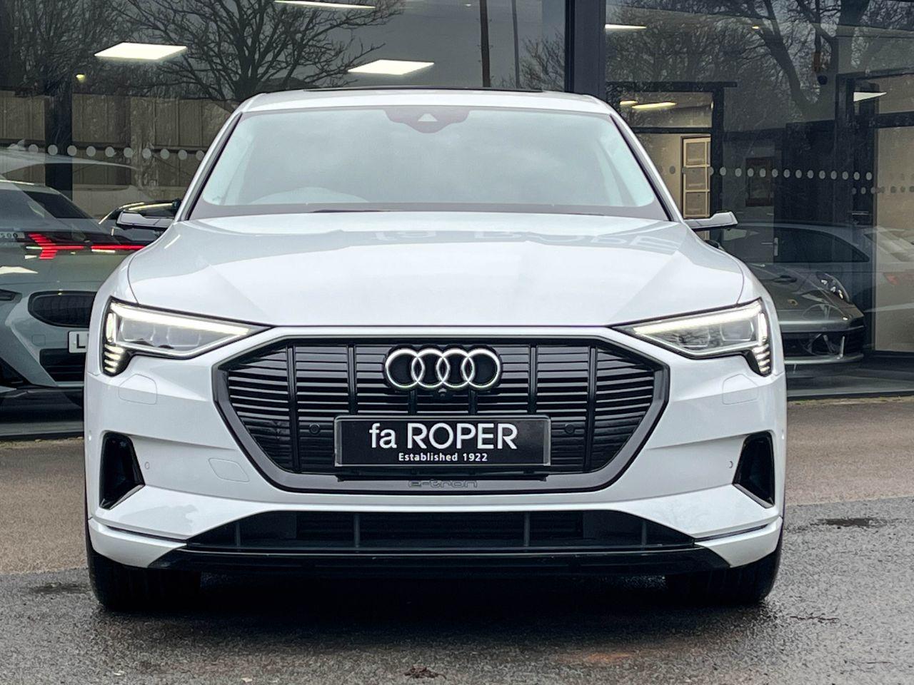 Audi E-tron 0.0 55 Launch Edition quattro SUV 95kWh Auto Estate Electric Glacier White Metallic