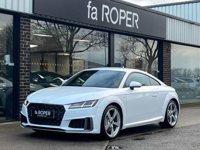 Audi TT Coupe 2.0 TFSI 45 S Line quattro S tronic 245ps Coupe Petrol Ibis White