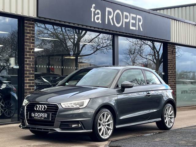 Audi A1 1.4 TFSI S Line 3 door 125ps Hatchback Petrol Daytona Grey Metallic