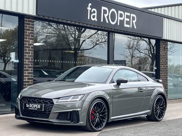 Audi TTS Coupe 2.0 TFSI 50 Black Edition quattro S tronic 320ps Coupe Petrol Chronos Grey Metallic