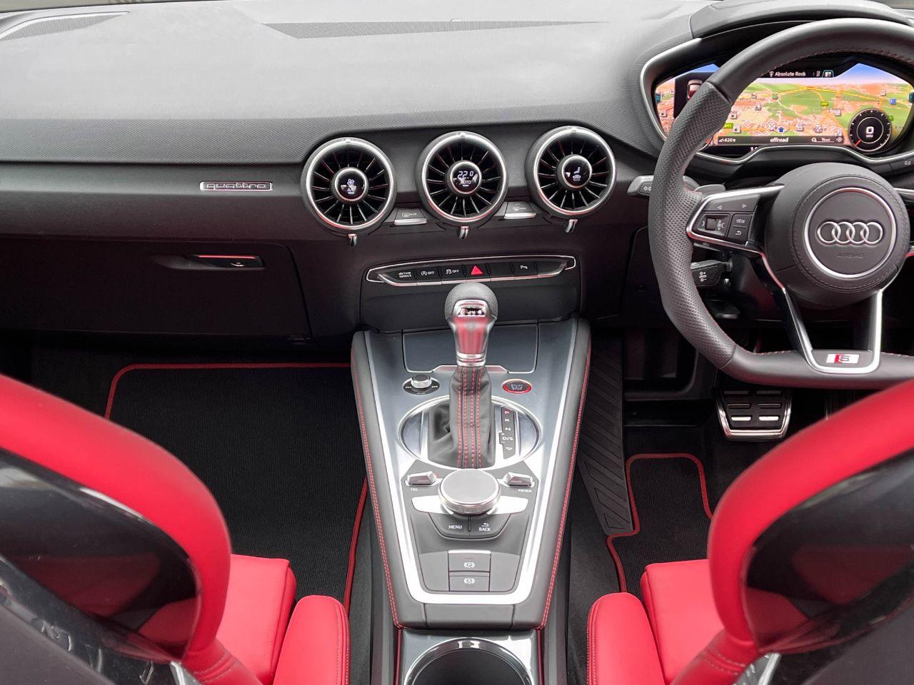 Audi TTS Coupe 2.0 TFSI 50 Black Edition quattro S tronic 320ps Coupe Petrol Chronos Grey Metallic