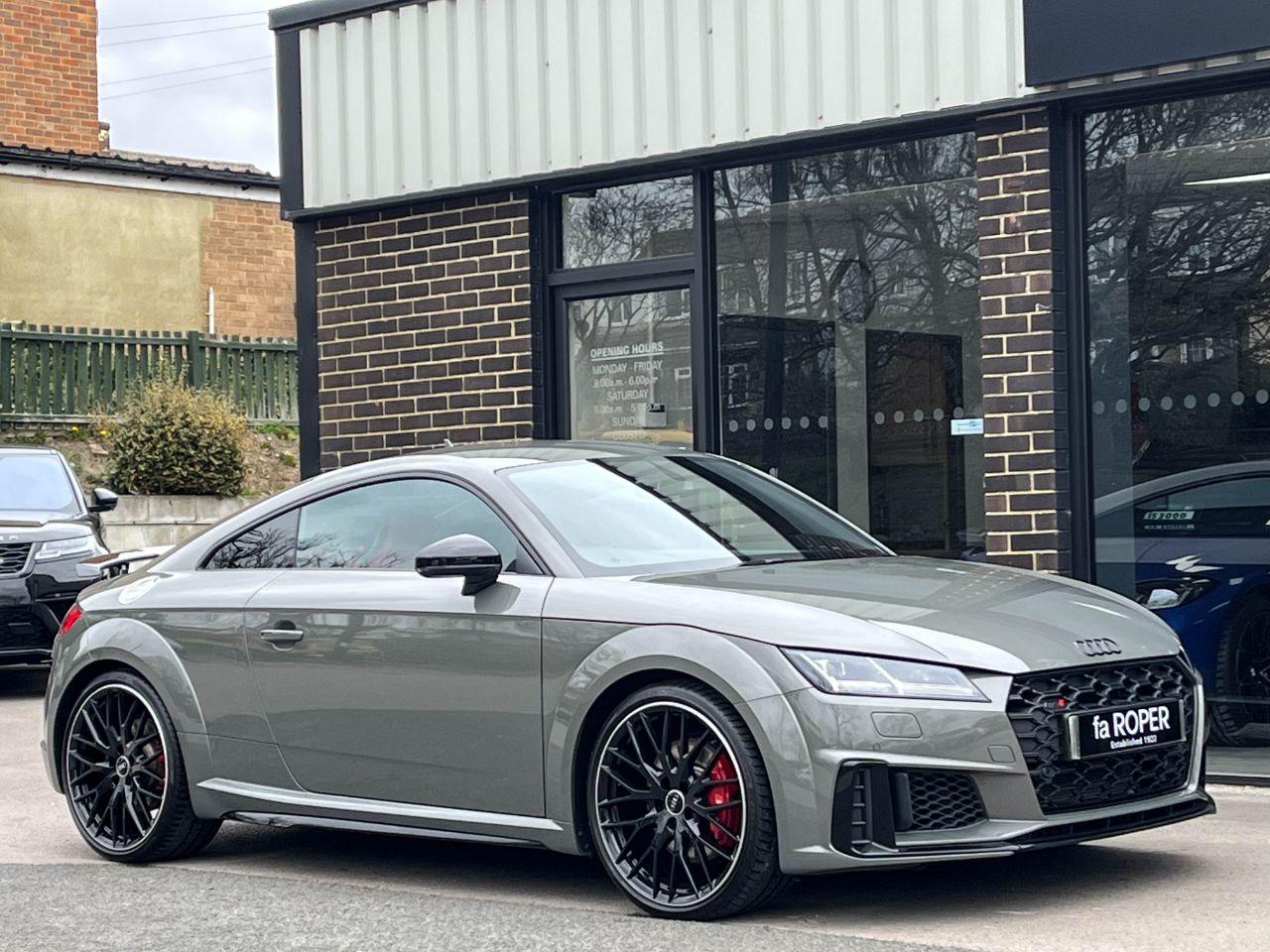 Audi TTS Coupe 2.0 TFSI 50 Black Edition quattro S tronic 320ps Coupe Petrol Chronos Grey Metallic