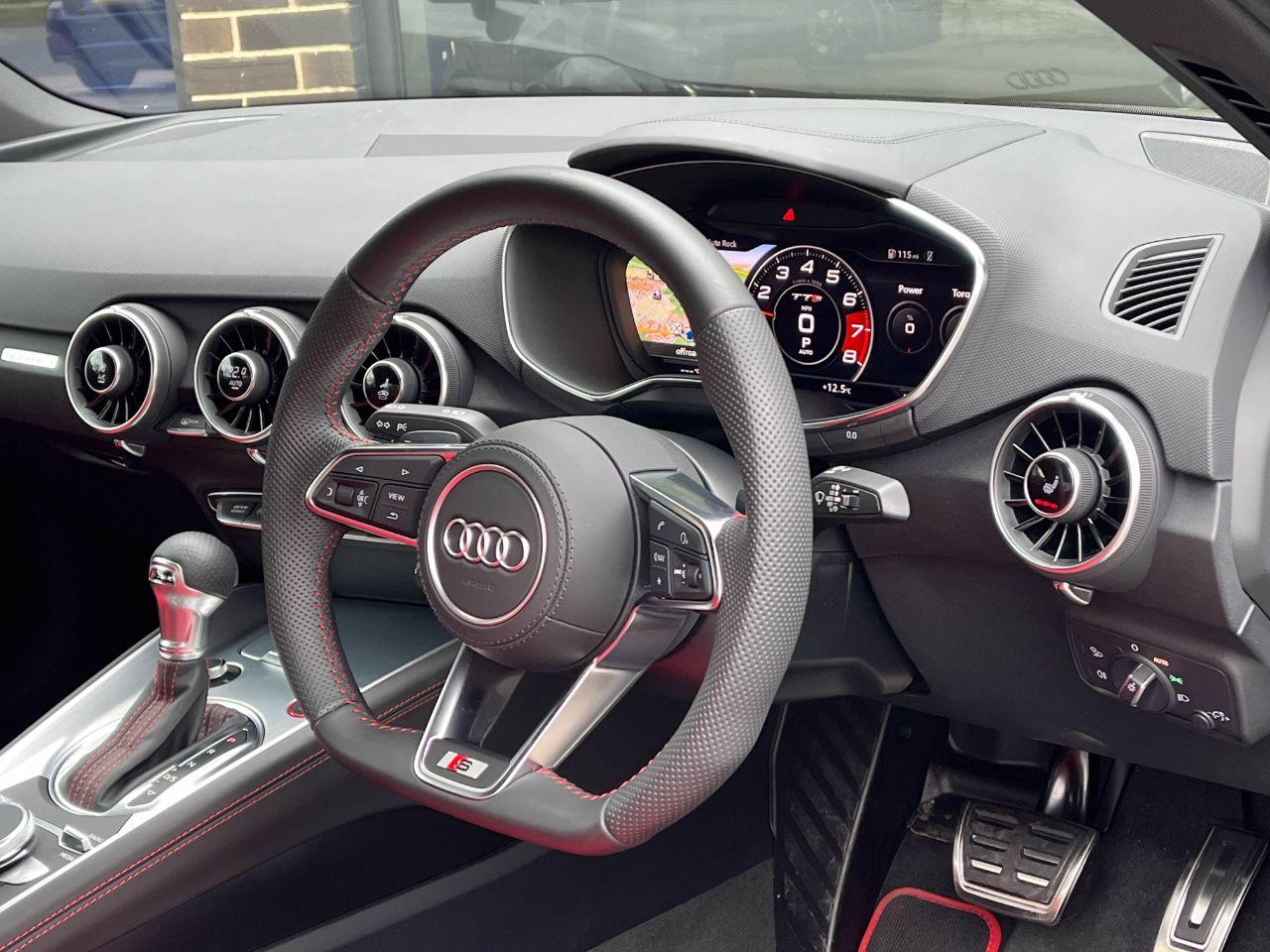 Audi TTS Coupe 2.0 TFSI 50 Black Edition quattro S tronic 320ps Coupe Petrol Chronos Grey Metallic