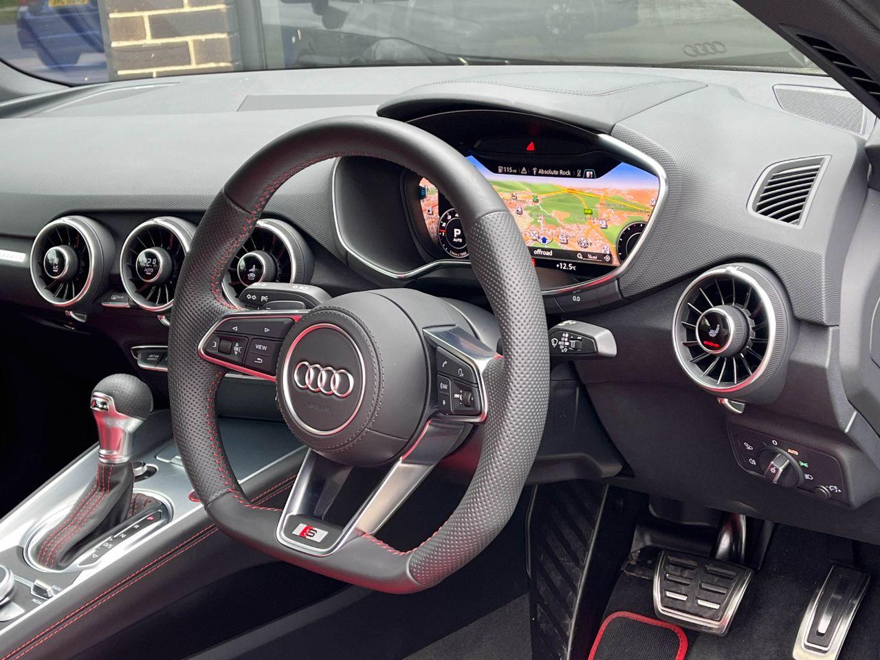 Audi TTS Coupe 2.0 TFSI 50 Black Edition quattro S tronic 320ps Coupe Petrol Chronos Grey Metallic