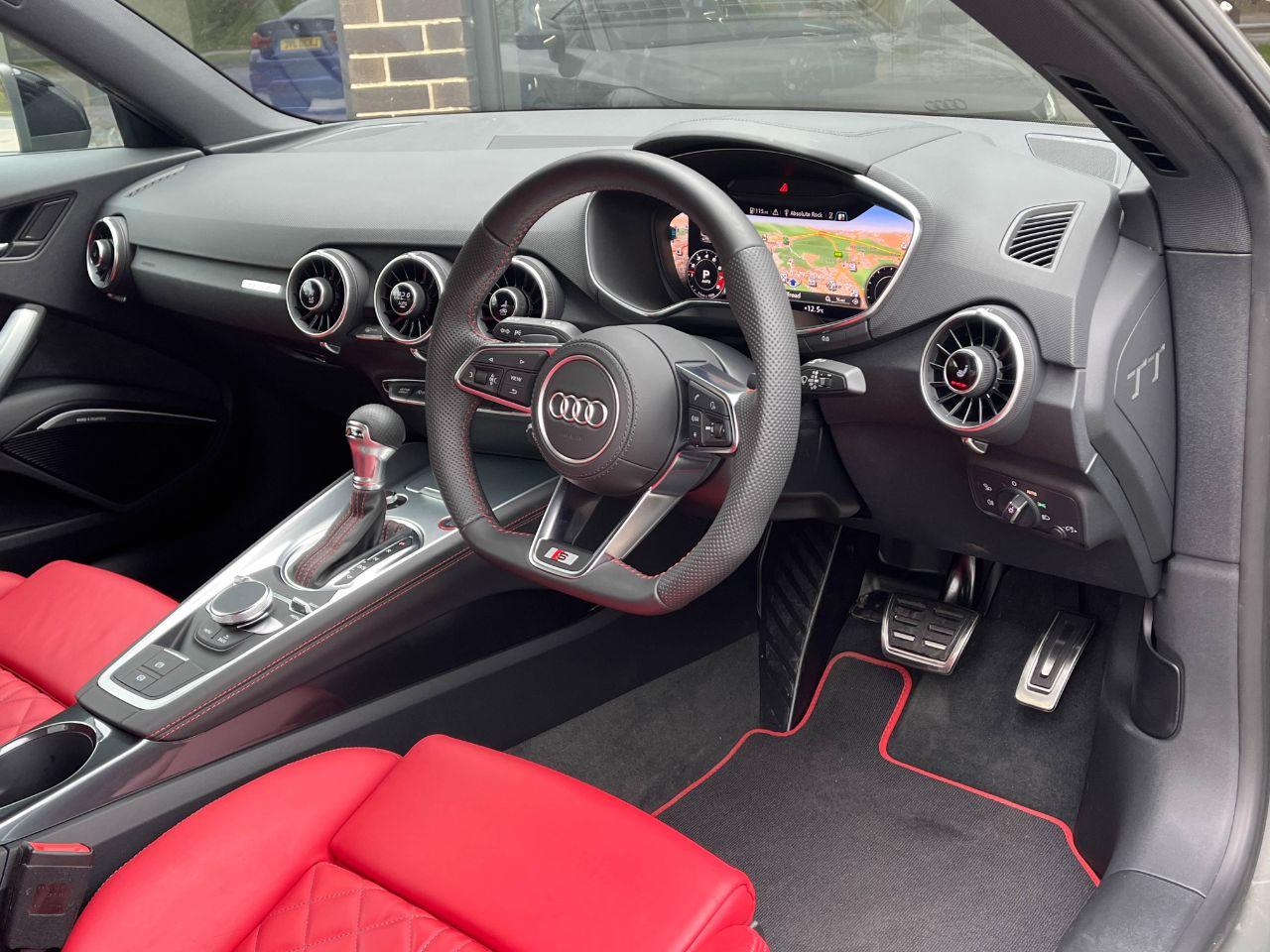 Audi TTS Coupe 2.0 TFSI 50 Black Edition quattro S tronic 320ps Coupe Petrol Chronos Grey Metallic