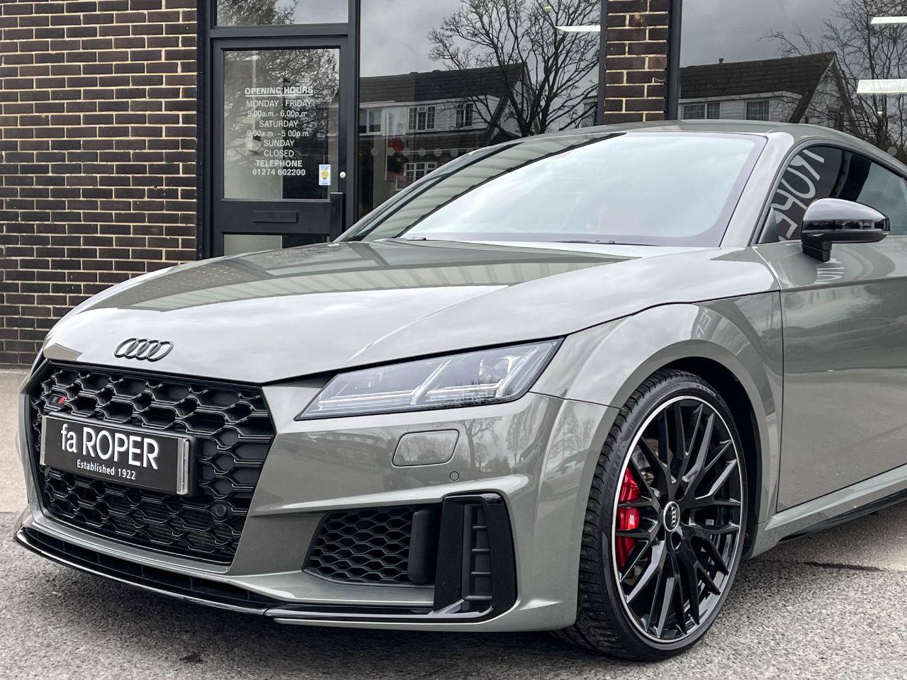Audi TTS Coupe 2.0 TFSI 50 Black Edition quattro S tronic 320ps Coupe Petrol Chronos Grey Metallic