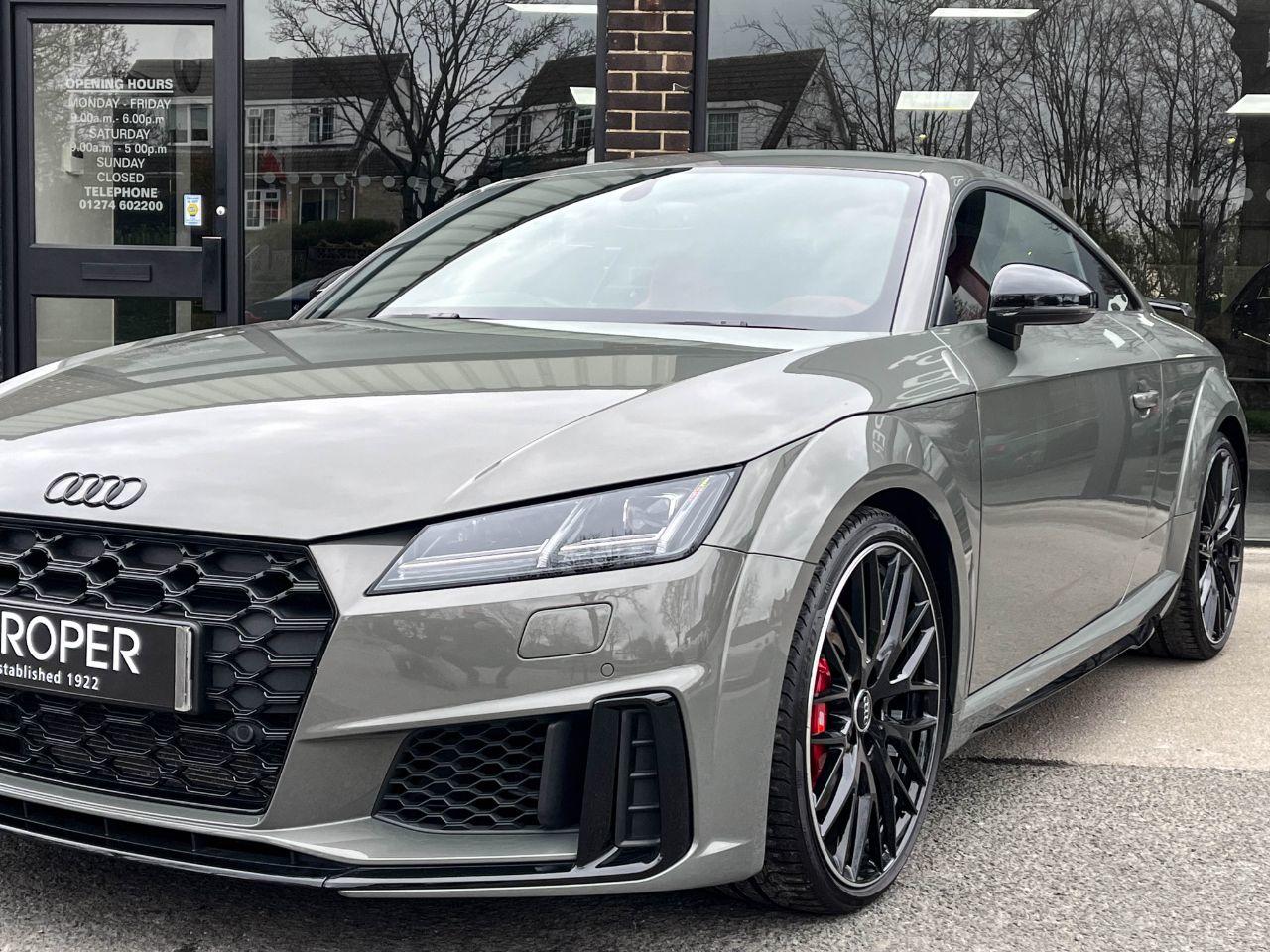 Audi TTS Coupe 2.0 TFSI 50 Black Edition quattro S tronic 320ps Coupe Petrol Chronos Grey Metallic