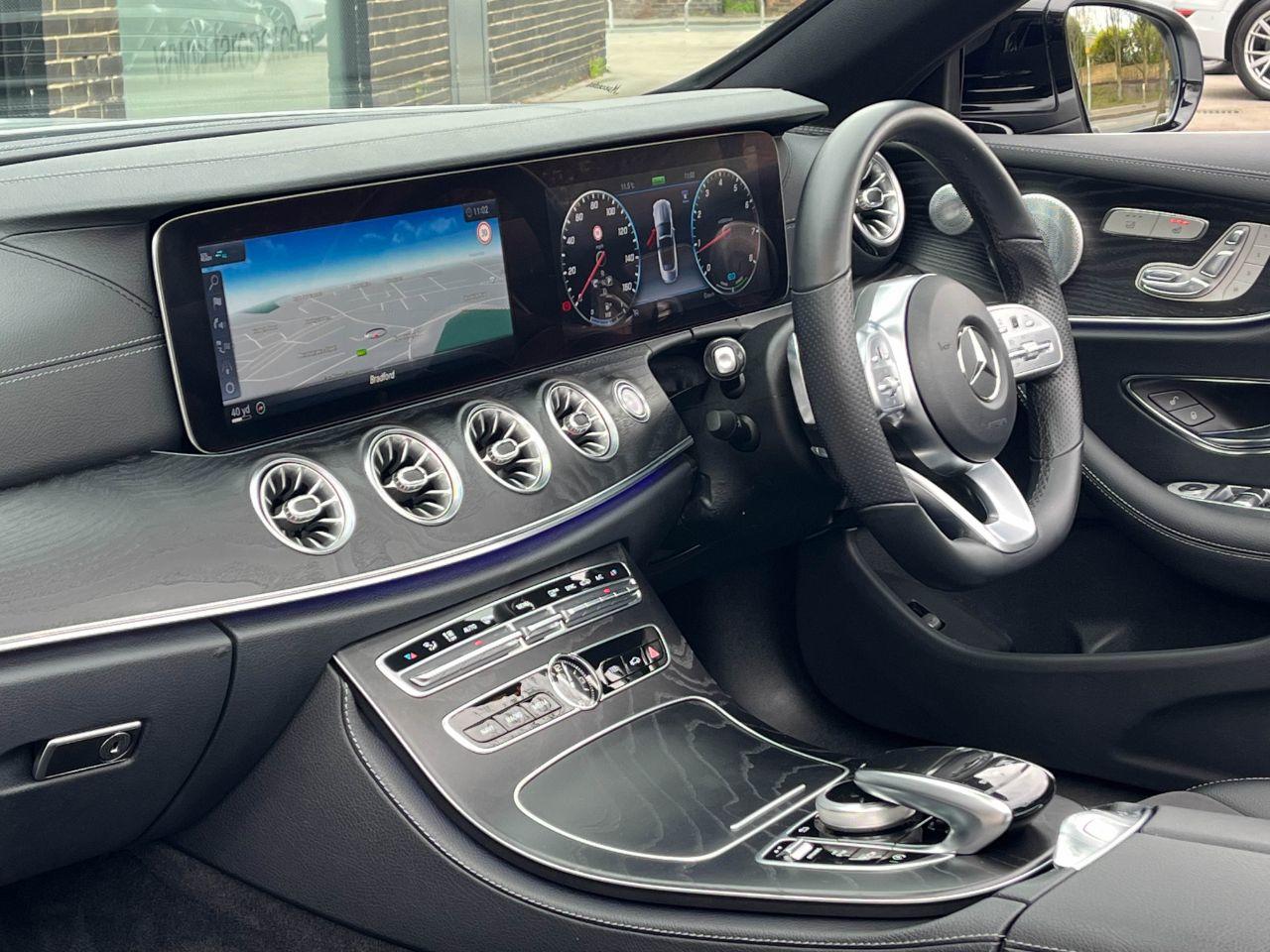 Mercedes-Benz E Class 2.0 E350 AMG Line Premium Plus Cabriolet 9G Tronic 313ps Convertible Petrol Iridium Silver Metallic