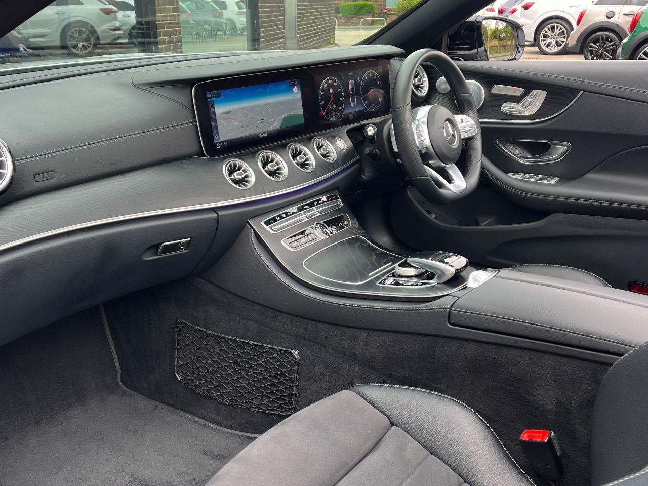 Mercedes-Benz E Class 2.0 E350 AMG Line Premium Plus Cabriolet 9G Tronic 313ps Convertible Petrol Iridium Silver Metallic