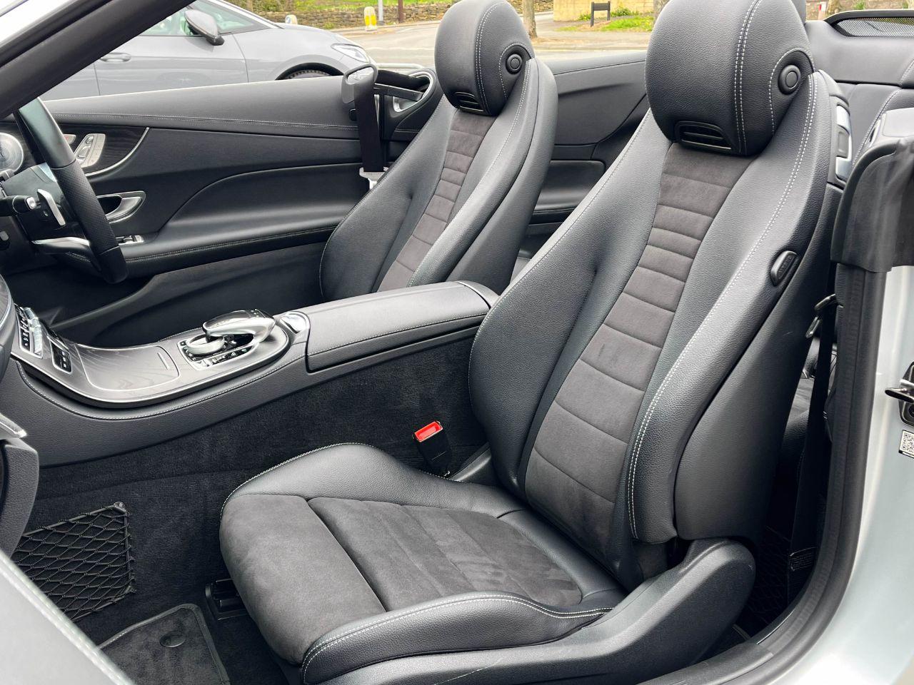 Mercedes-Benz E Class 2.0 E350 AMG Line Premium Plus Cabriolet 9G Tronic 313ps Convertible Petrol Iridium Silver Metallic