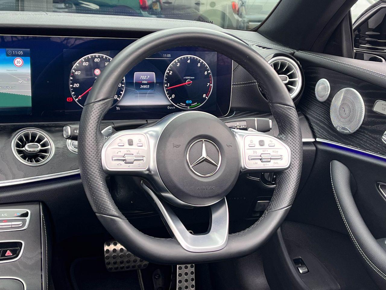 Mercedes-Benz E Class 2.0 E350 AMG Line Premium Plus Cabriolet 9G Tronic 313ps Convertible Petrol Iridium Silver Metallic