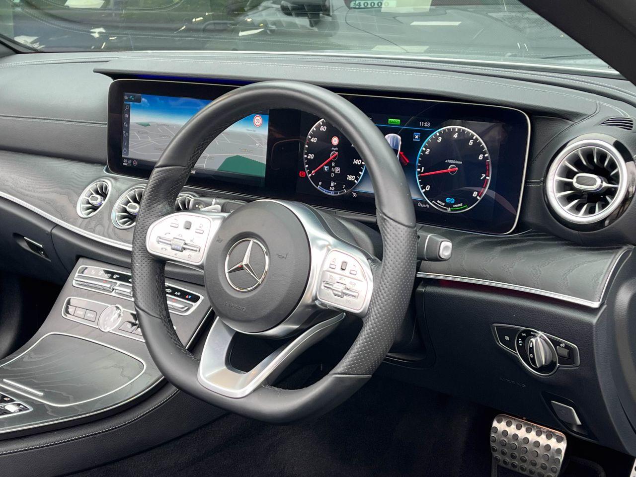 Mercedes-Benz E Class 2.0 E350 AMG Line Premium Plus Cabriolet 9G Tronic 313ps Convertible Petrol Iridium Silver Metallic