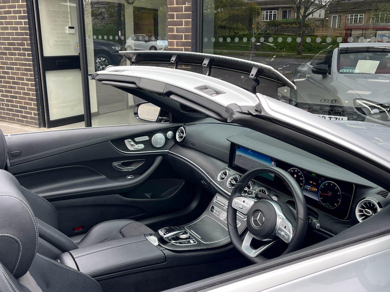Mercedes-Benz E Class 2.0 E350 AMG Line Premium Plus Cabriolet 9G Tronic 313ps Convertible Petrol Iridium Silver Metallic