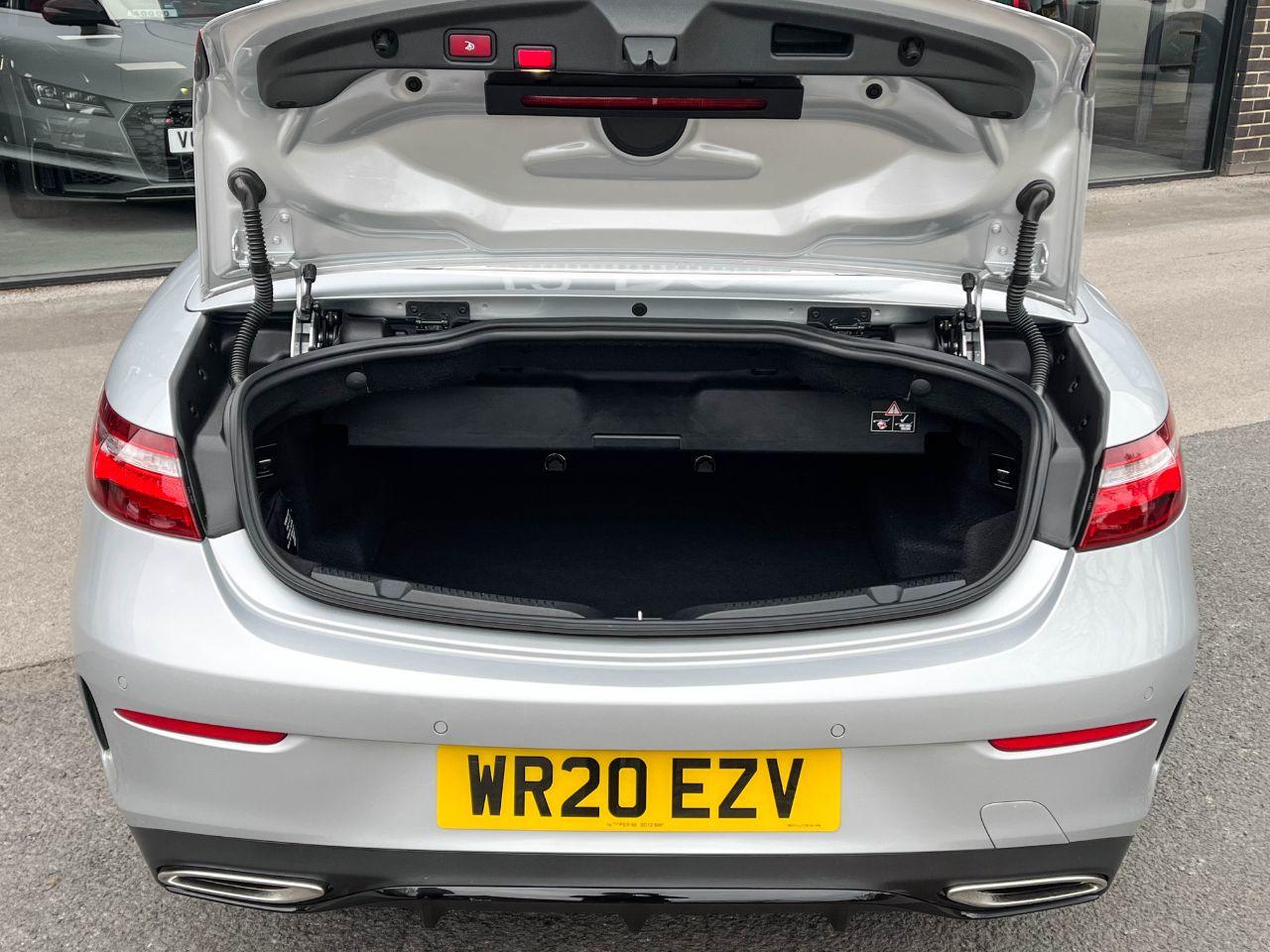 Mercedes-Benz E Class 2.0 E350 AMG Line Premium Plus Cabriolet 9G Tronic 313ps Convertible Petrol Iridium Silver Metallic