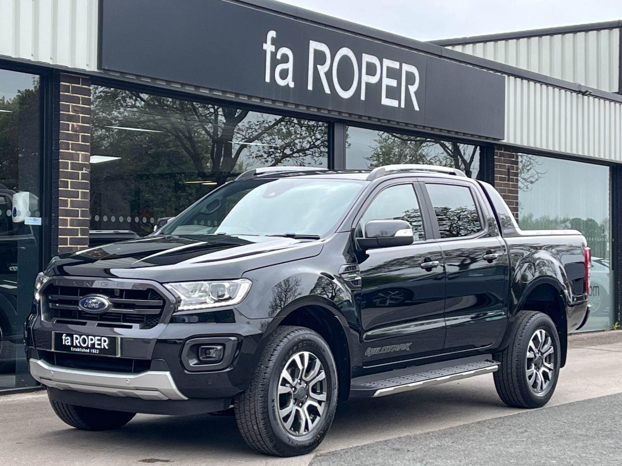 Ford Ranger Double Cab Pick Up Wildtrak 2.0 EcoBlue Auto 213ps Pick Up Diesel Agate Black MetallicFord Ranger Double Cab Pick Up Wildtrak 2.0 EcoBlue Auto 213ps Pick Up Diesel Agate Black Metallic at fa Roper Ltd Bradford