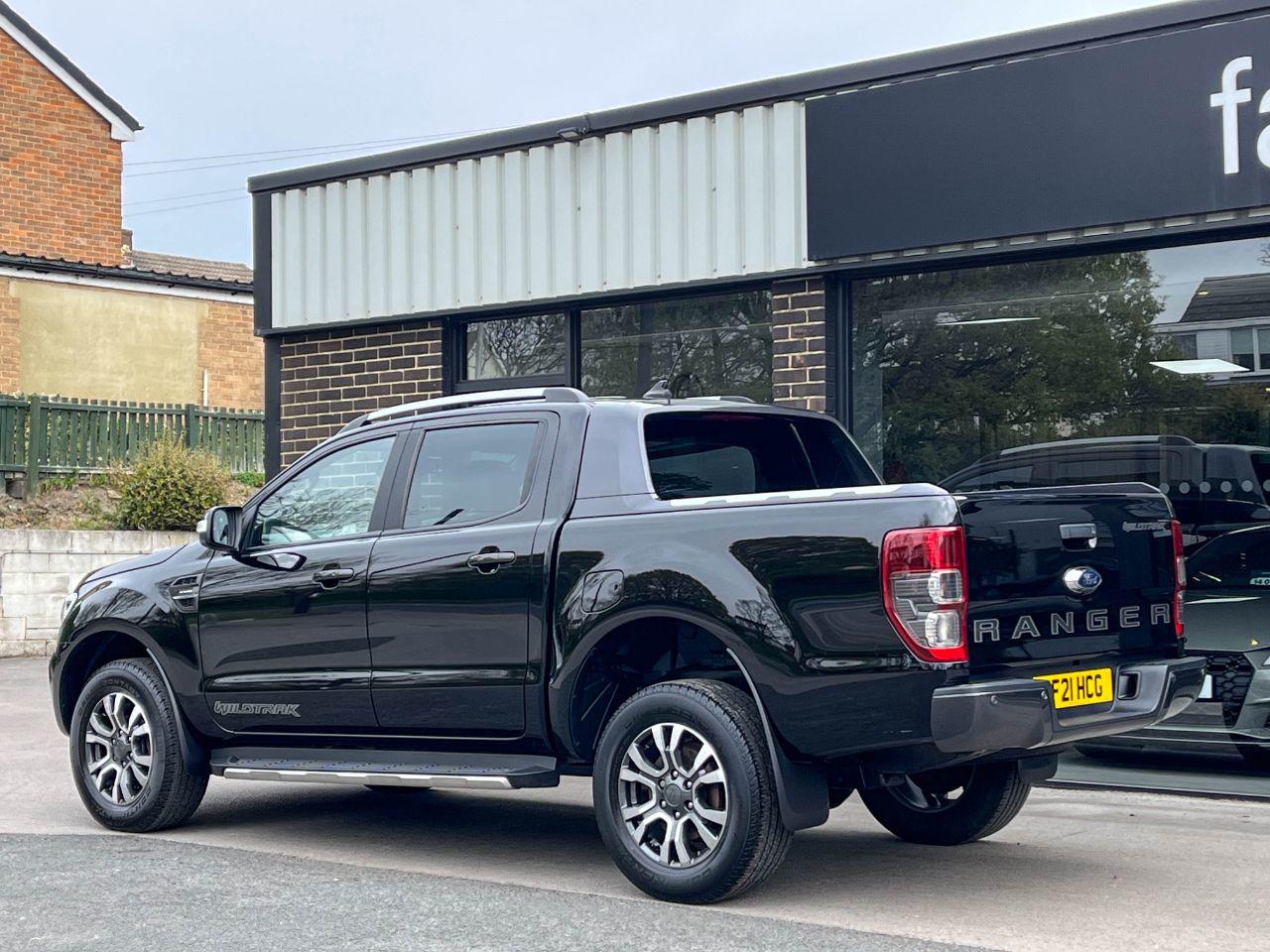 Ford Ranger Double Cab Pick Up Wildtrak 2.0 EcoBlue Auto 213ps Pick Up Diesel Agate Black Metallic