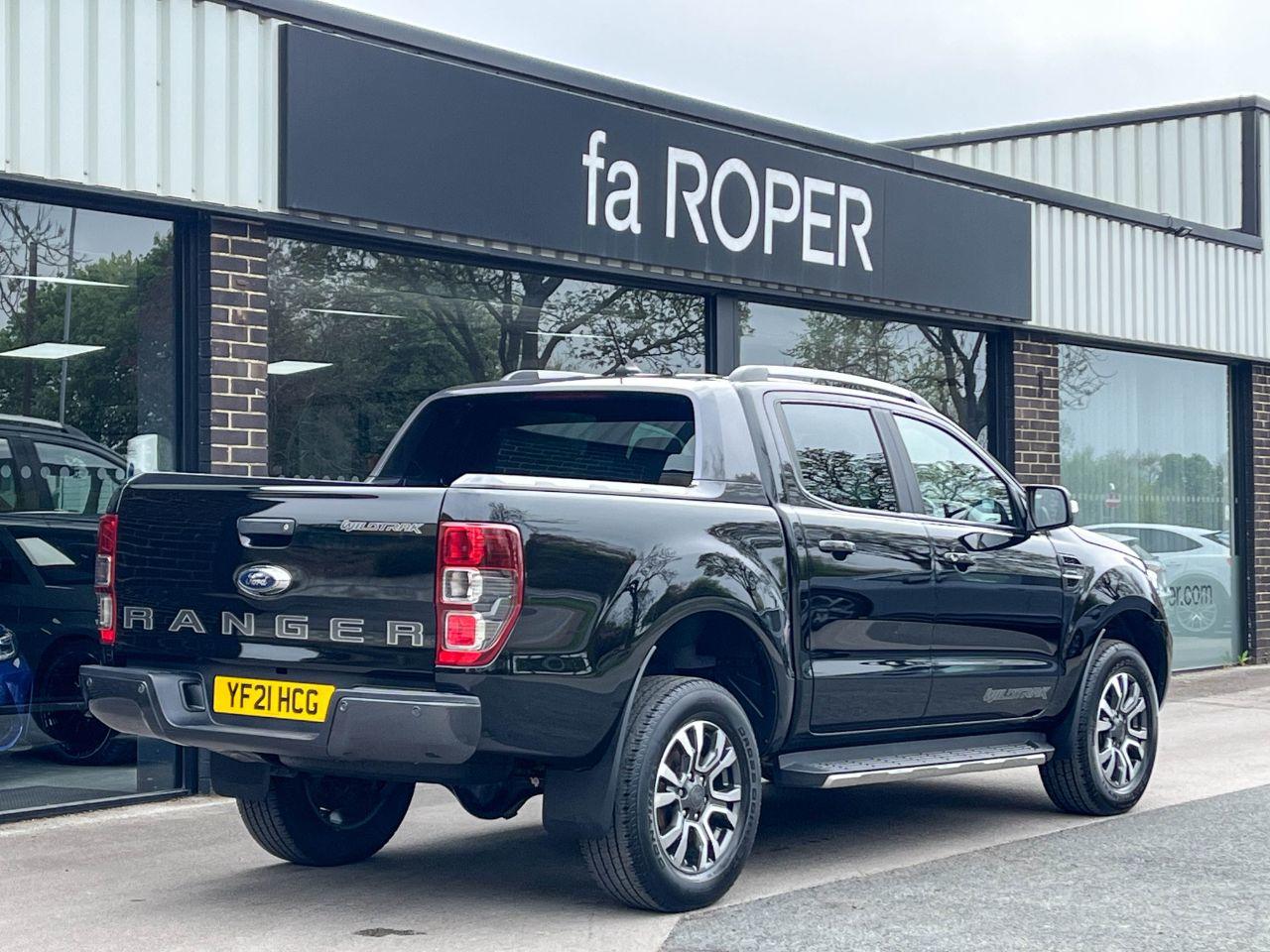 Ford Ranger Double Cab Pick Up Wildtrak 2.0 EcoBlue Auto 213ps Pick Up Diesel Agate Black Metallic