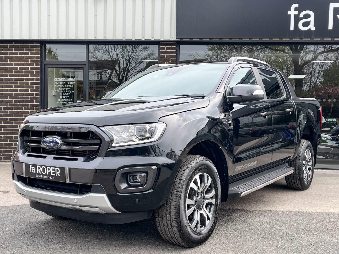 Ford Ranger Double Cab Pick Up Wildtrak 2.0 EcoBlue Auto 213ps Pick Up Diesel Agate Black Metallic