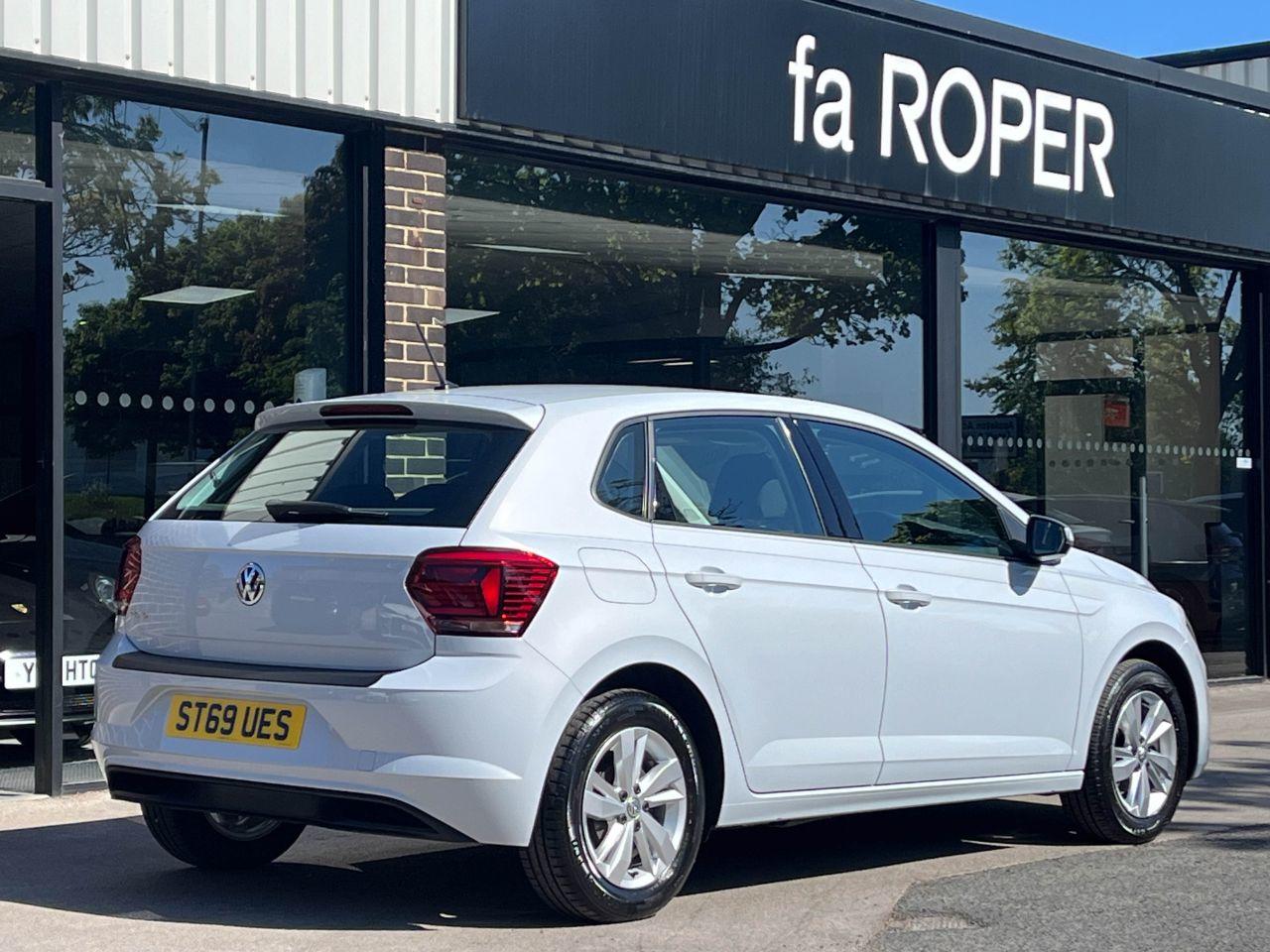 Volkswagen Polo 1.0 TSI SE DSG Automatic 95ps Hatchback Petrol White Silver Metallic