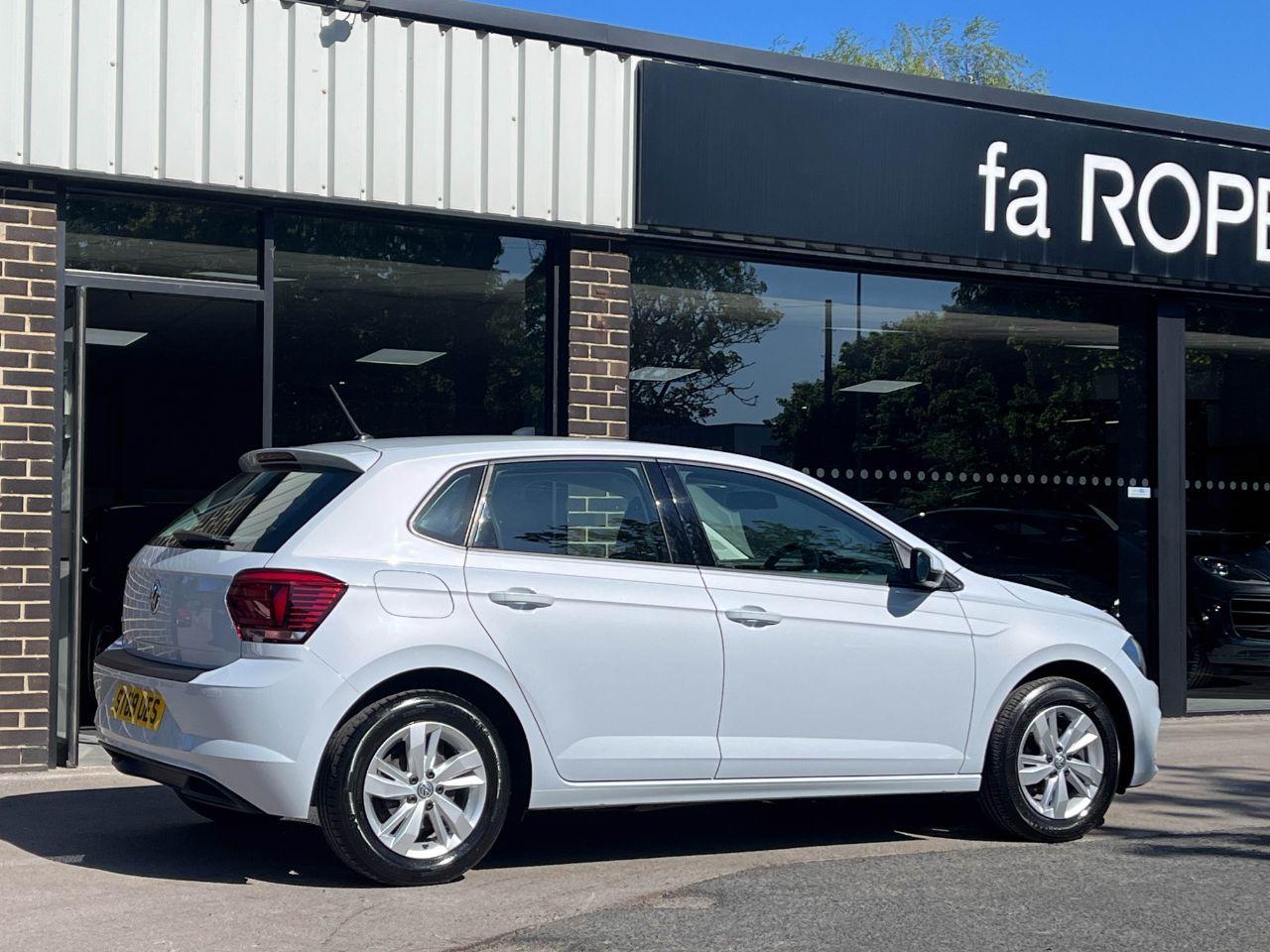 Volkswagen Polo 1.0 TSI SE DSG Automatic 95ps Hatchback Petrol White Silver Metallic