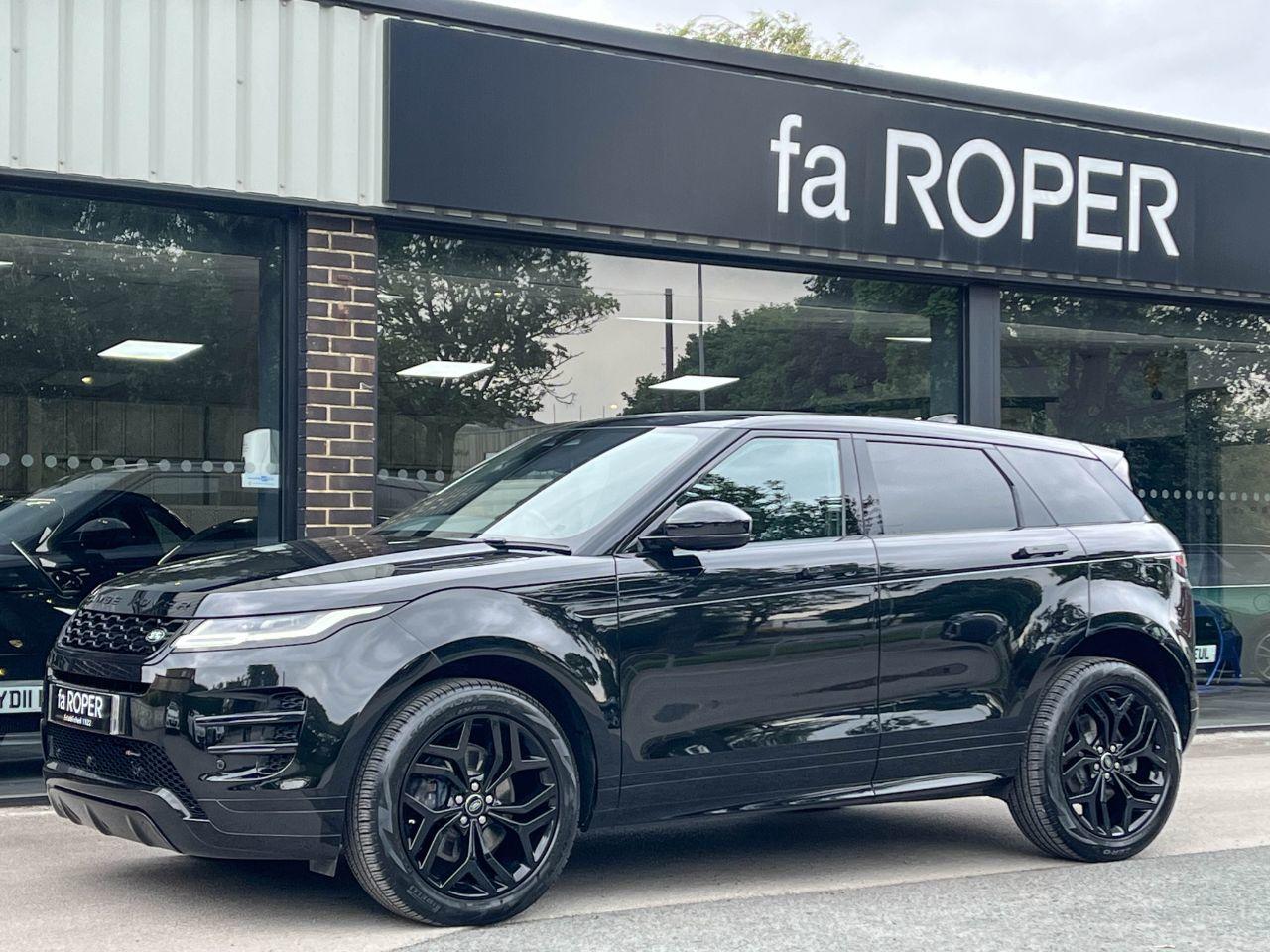 Land Rover Range Rover Evoque 2.0 P250MHEV R-Dynamic SE Auto 250ps Estate Petrol Santorini Black Metallic