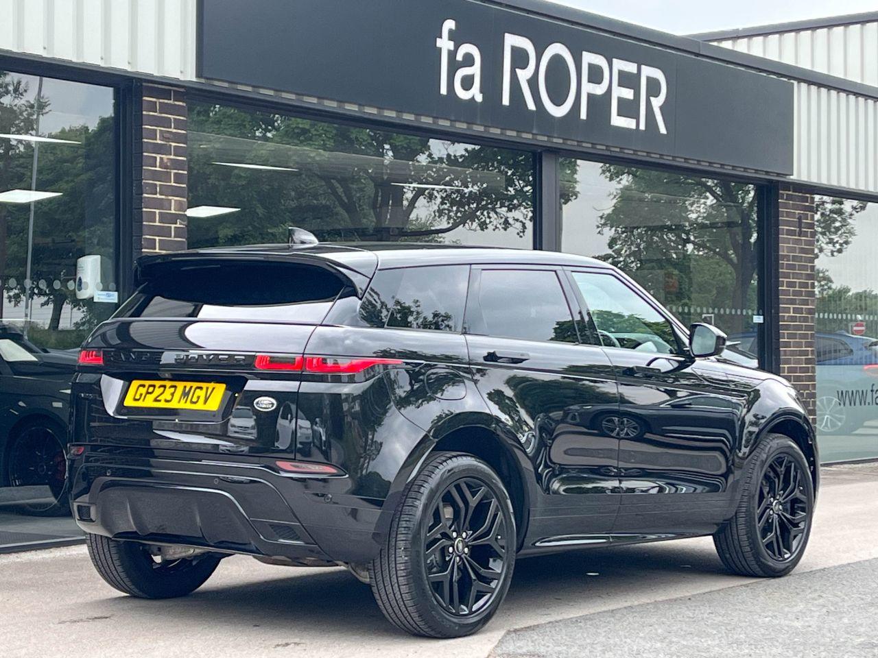 Land Rover Range Rover Evoque 2.0 P250MHEV R-Dynamic SE Auto 250ps Estate Petrol Santorini Black Metallic