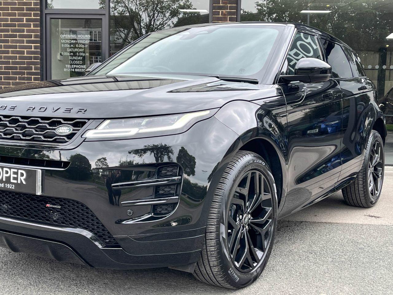 Land Rover Range Rover Evoque 2.0 P250MHEV R-Dynamic SE Auto 250ps Estate Petrol Santorini Black Metallic