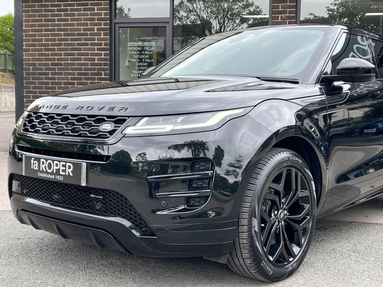 Land Rover Range Rover Evoque 2.0 P250MHEV R-Dynamic SE Auto 250ps Estate Petrol Santorini Black Metallic