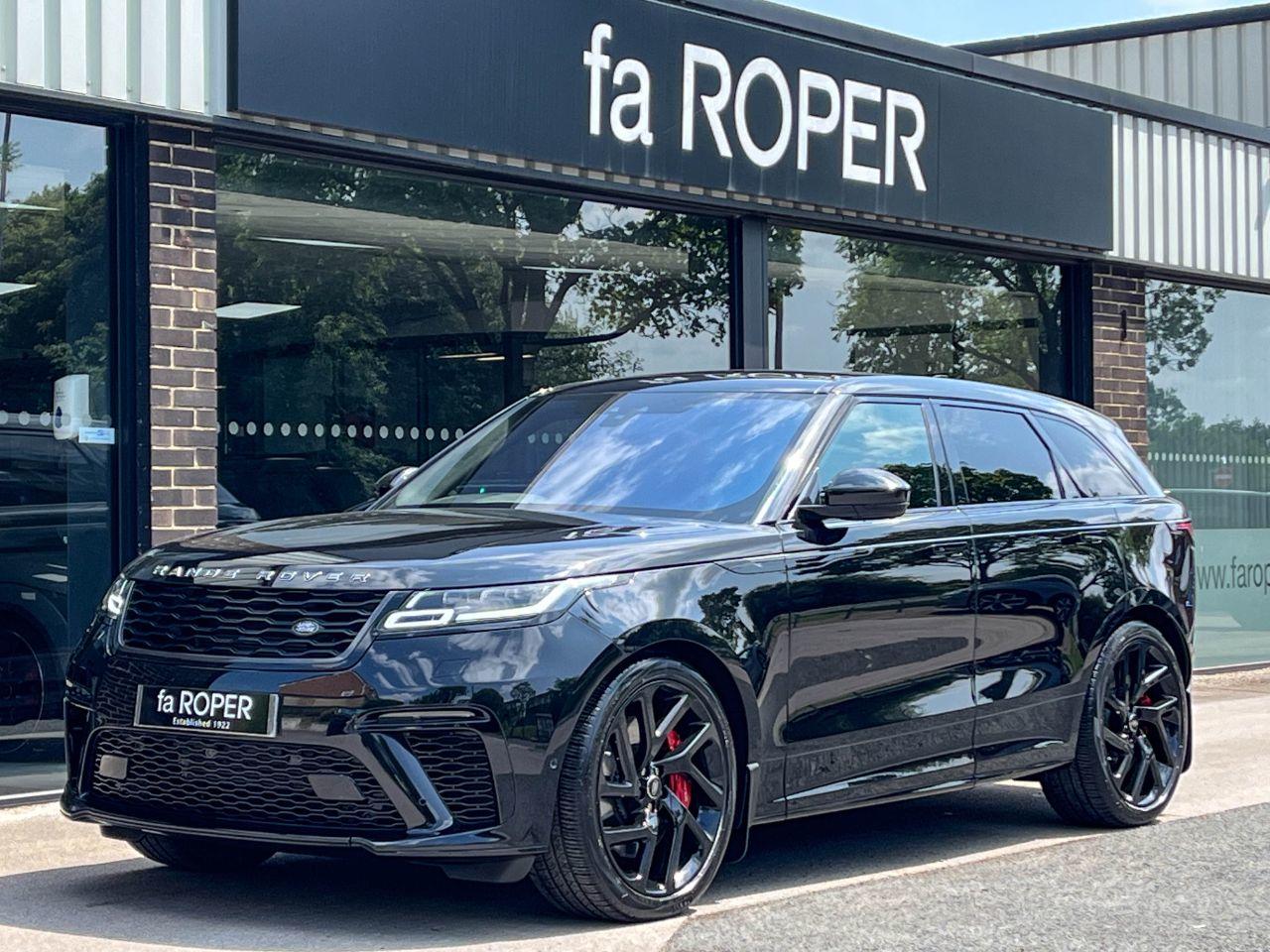 Land Rover Range Rover Velar 5.0 P550 SV Autobiography Dynamic Edition AWD Auto 550ps Estate Petrol Santorini Black MetallicLand Rover Range Rover Velar 5.0 P550 SV Autobiography Dynamic Edition AWD Auto 550ps Estate Petrol Santorini Black Metallic at fa Roper Ltd Bradford