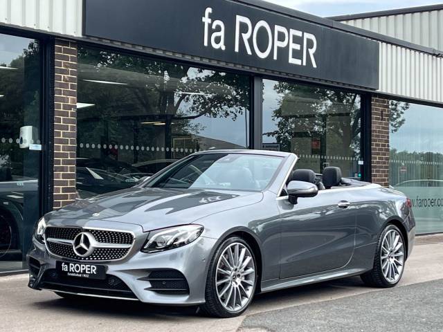 Mercedes-Benz E Class 2.0 E300 AMG Line Premium Plus Cabriolet 9G-Tronic Auto 245ps Convertible Petrol Selenite Grey Metallic