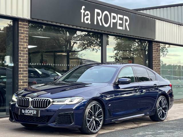 BMW 5 Series 2.0 520d xDrive MHT M Sport Auto 190ps Saloon Diesel Tanzanite Blue Metallic