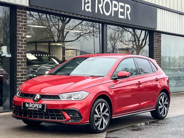 Volkswagen Polo 1.0 TSI R-Line DSG Auto 95ps Hatchback Petrol Kings Red Premium Metallic