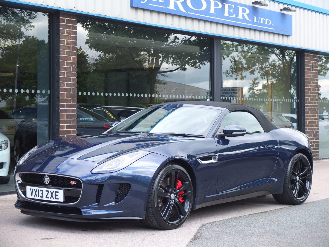 Jaguar F-Type Convertible 3.0 Supercharged V6 S Quickshift Auto 380ps +++Spec Convertible Petrol Indigo Blue Pearlescent