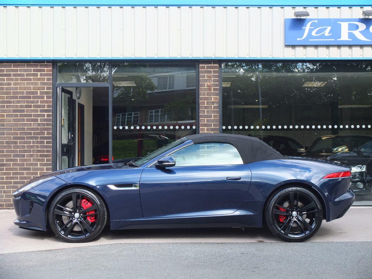 Jaguar F-type Convertible 3.0 Supercharged V6 S Quickshift Auto 380ps +++Spec Convertible Petrol Indigo Blue Pearlescent