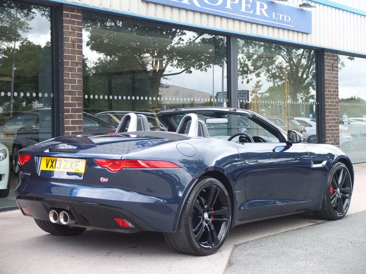 Jaguar F-type Convertible 3.0 Supercharged V6 S Quickshift Auto 380ps +++Spec Convertible Petrol Indigo Blue Pearlescent