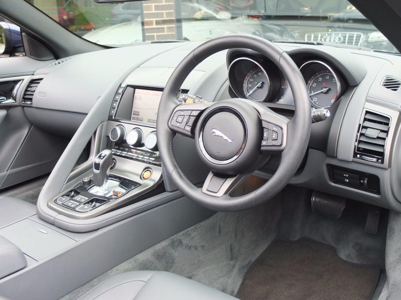 Jaguar F-type Convertible 3.0 Supercharged V6 S Quickshift Auto 380ps +++Spec Convertible Petrol Indigo Blue Pearlescent