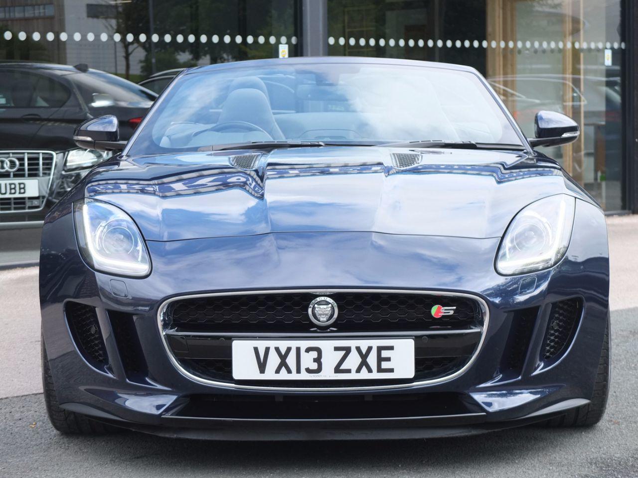 Jaguar F-type Convertible 3.0 Supercharged V6 S Quickshift Auto 380ps +++Spec Convertible Petrol Indigo Blue Pearlescent