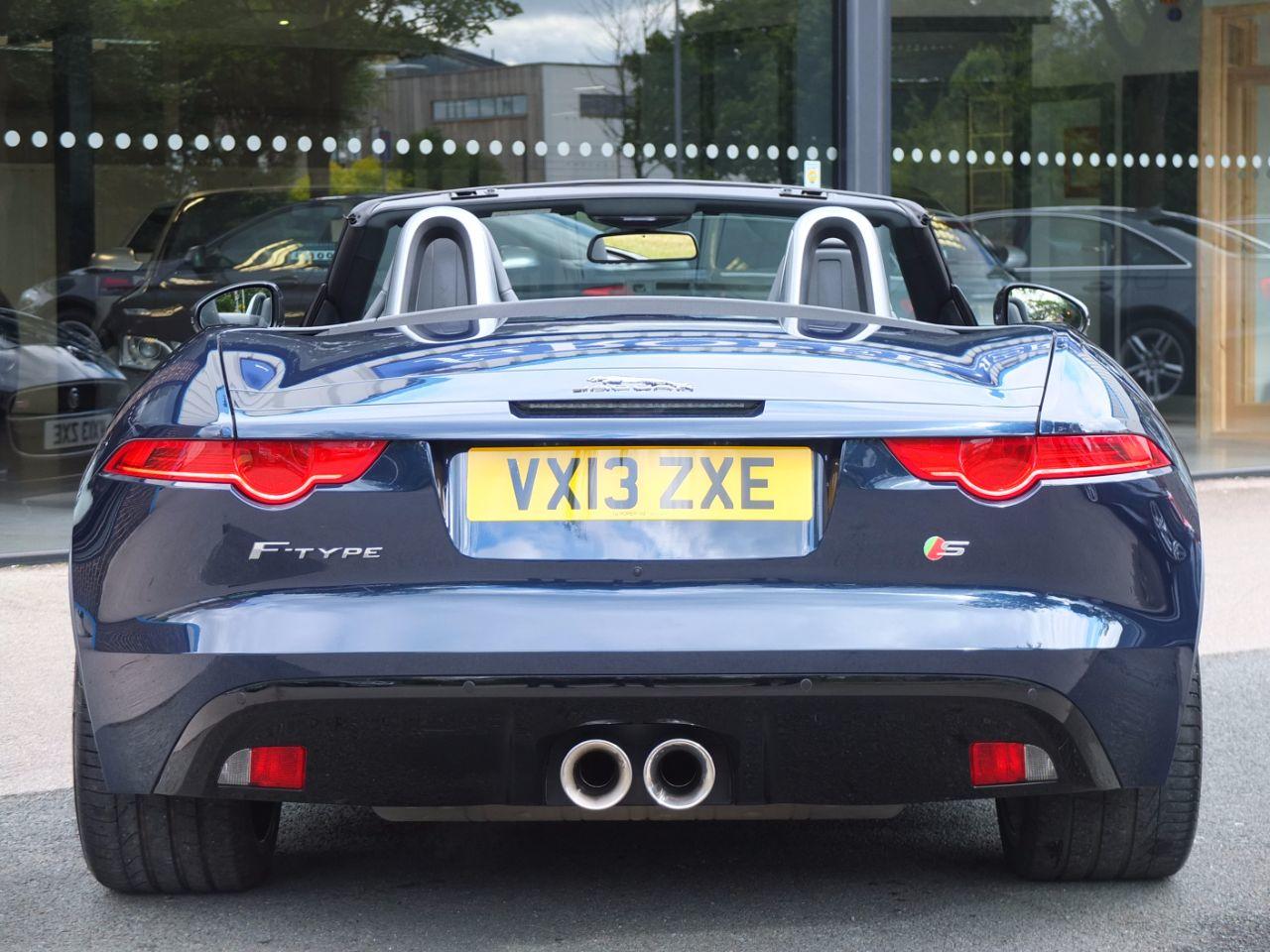 Jaguar F-type Convertible 3.0 Supercharged V6 S Quickshift Auto 380ps +++Spec Convertible Petrol Indigo Blue Pearlescent