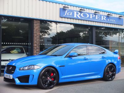 Jaguar XF 5.0 V8 Supercharged XFR-S Auto 550ps Saloon Petrol Ultra Blue Metallic