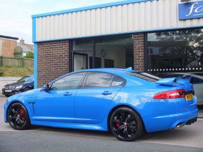 Jaguar XF 5.0 V8 Supercharged XFR-S Auto 550ps Saloon Petrol Ultra Blue Metallic