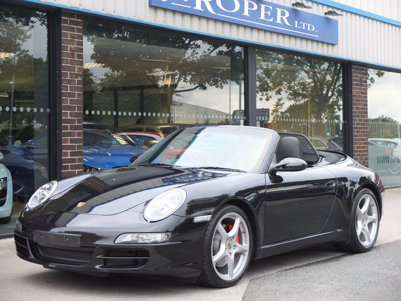 Porsche 911 997 Carrera 3.8 S Cabriolet Convertible Petrol Basalt Black Metallic