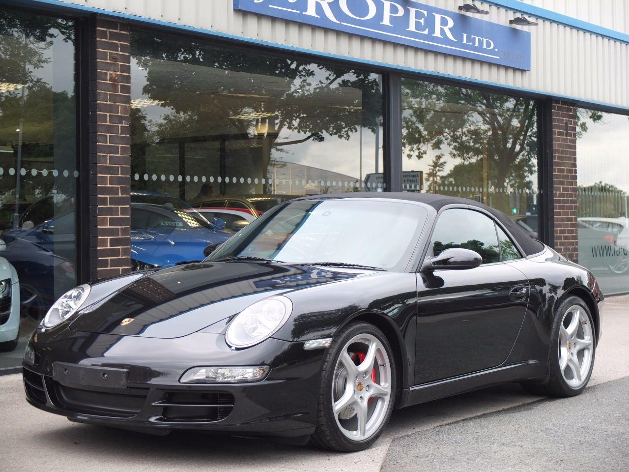 Porsche 911 997 Carrera 3.8 S Cabriolet Convertible Petrol Basalt Black Metallic