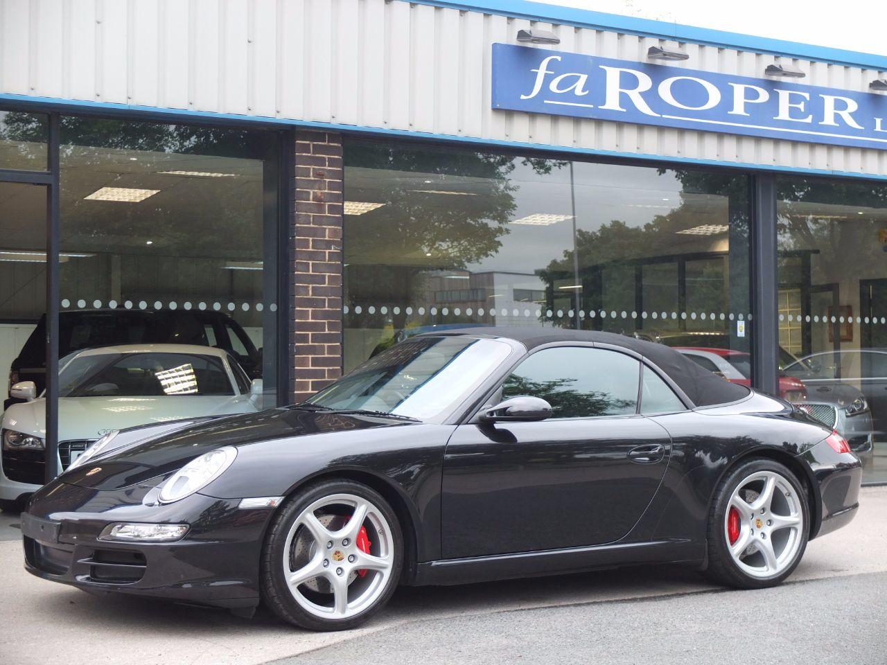 Porsche 911 997 Carrera 3.8 S Cabriolet Convertible Petrol Basalt Black Metallic