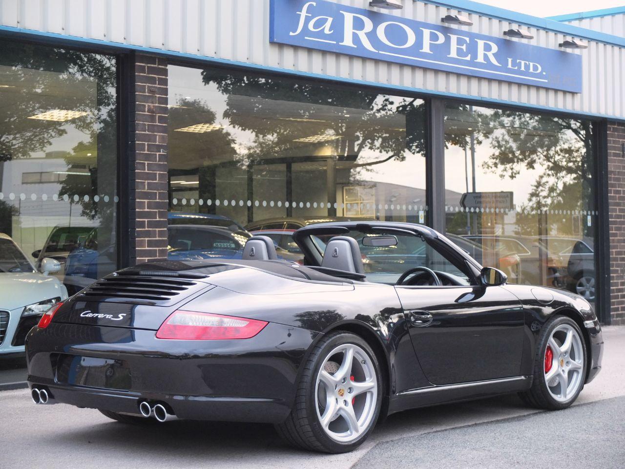 Porsche 911 997 Carrera 3.8 S Cabriolet Convertible Petrol Basalt Black Metallic