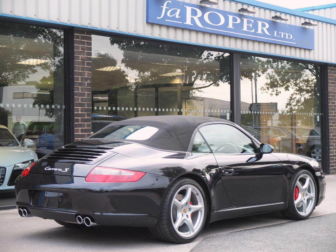 Porsche 911 997 Carrera 3.8 S Cabriolet Convertible Petrol Basalt Black Metallic