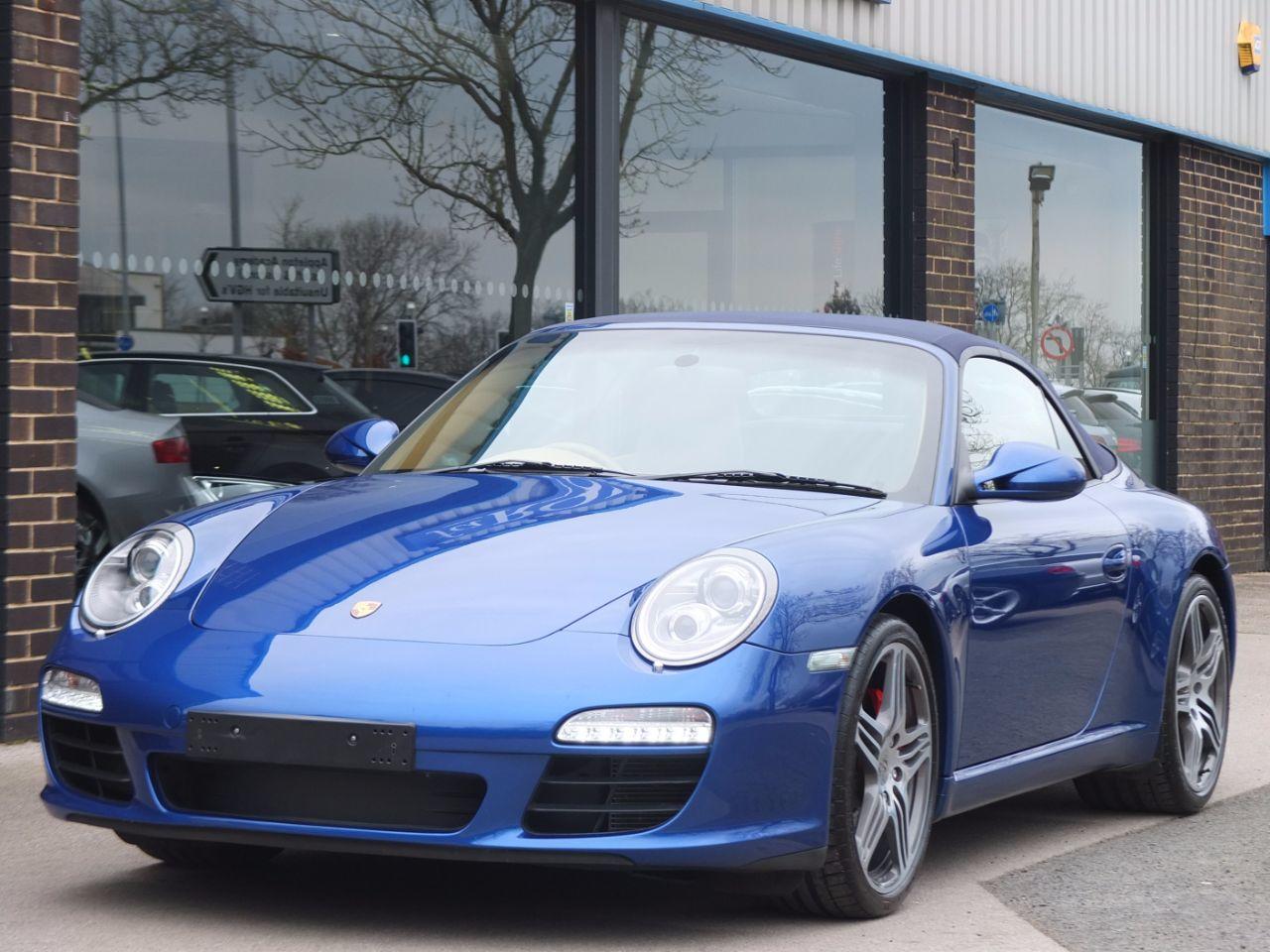 Porsche 911 Carrera 3.8 S Cabriolet (997 Gen II) Convertible Petrol Aqua Blue Metallic